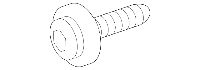 68166788AA Деталь DOOR TRIM PANEL SCREW, LEFT