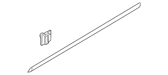 87711-3M000 Деталь BODY SIDE MLDG, LEFT