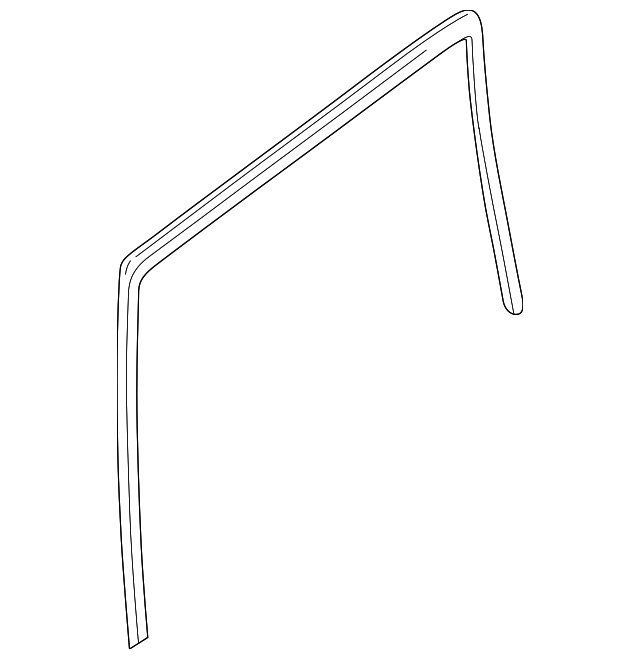 5755A095 Деталь DOOR W'STRIP, LEFT