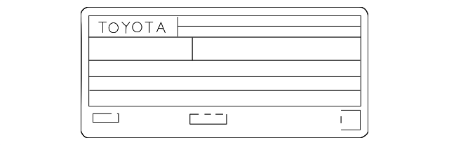 11298-0P080 Деталь EMISSION LABEL