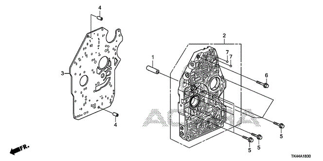 TL AT MAIN VALVE BODY (6AT)