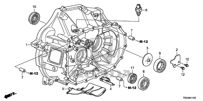 CIVIC SEDAN MT CLUTCH CASE (2.4L)