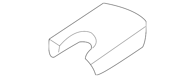 87508-0W022 Деталь TRACK END COVER, LEFT