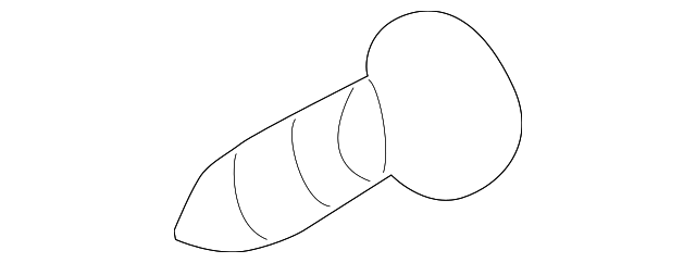 12493-05166-B Деталь BUMPER COVER SCREW