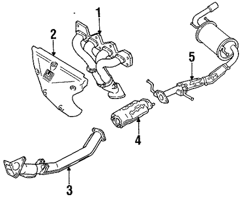 Miata EXHAUST COMPONENTS