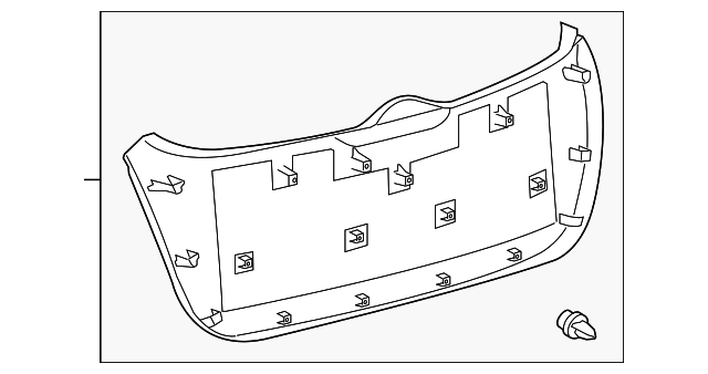 64780-0T011-C0 Деталь LOWER TRIM PANEL