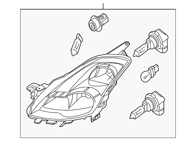26010-JB100 Деталь HEADLAMP ASSY, RIGHT