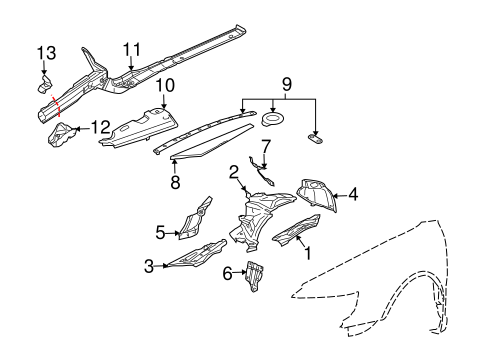 Phaeton STRUCTURAL COMPONENTS & RAILS