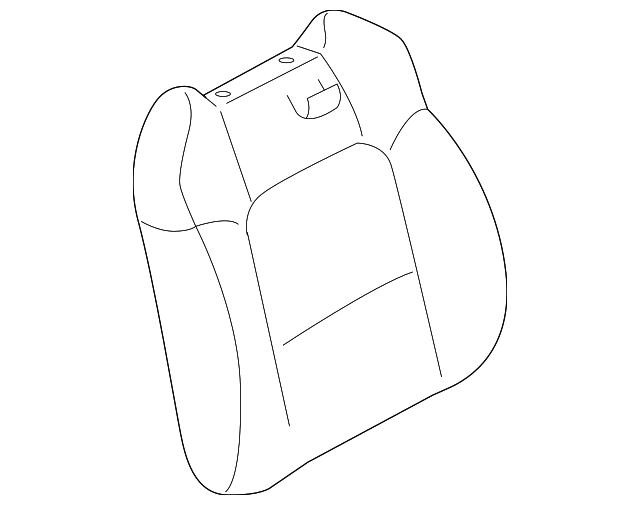 64150AG14AJC Деталь SEAT BACK COVER, RIGHT