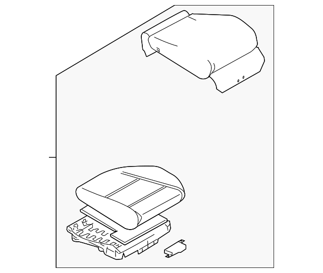 64139AG00BWA Деталь CUSHION ASSY, RIGHT