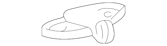 81156-3A150 OUTER BRACKET, LEFT