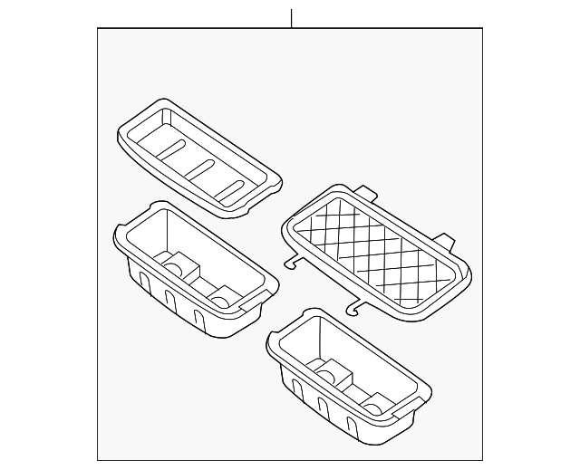 7623182Z00 Деталь STORAGE COMPART, RIGHT