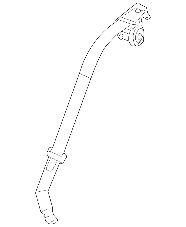 BBY4-57-730H-02 Деталь OUTER BELT ASSY, RIGHT