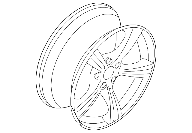 36-11-6-787-655 WHEEL, ALLOY