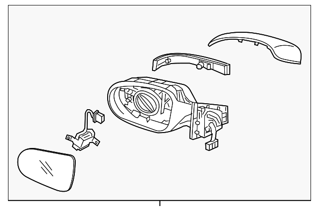 87610-C6080 Деталь MIRROR ASSY, LEFT