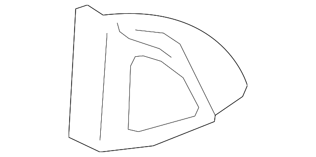 87650-C5000 Деталь INNER COVER, LEFT