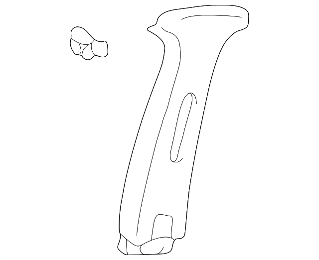 85830-38000-SR Деталь CENTER PLR TRIM, LEFT