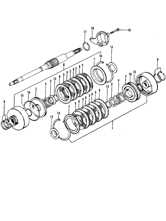 TRANSMISSION - HONDAMATIC/HMT CLUTCH for 1975 Honda CIVIC 1200 HATCHBACK #1