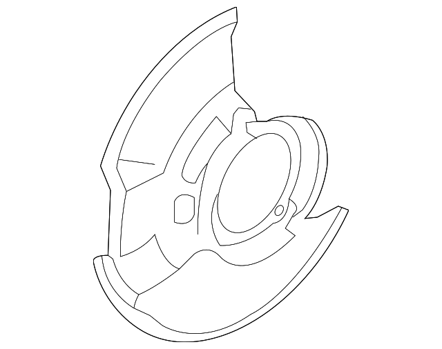 51756-A5000 SPLASH SHIELD, RIGHT