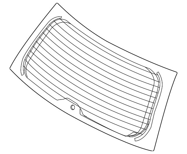 87110-1D011 Деталь LIFT GATE GLASS