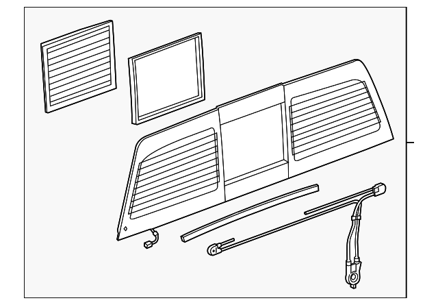 23373685 Деталь SLIDING GLASS