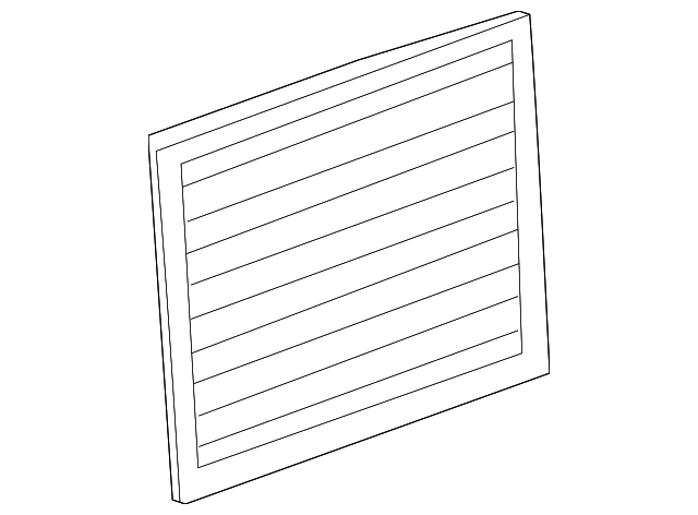 23377343 Деталь MOVEABLE GLASS