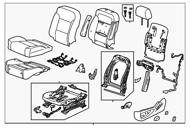 23238512 Деталь SEAT ASSY