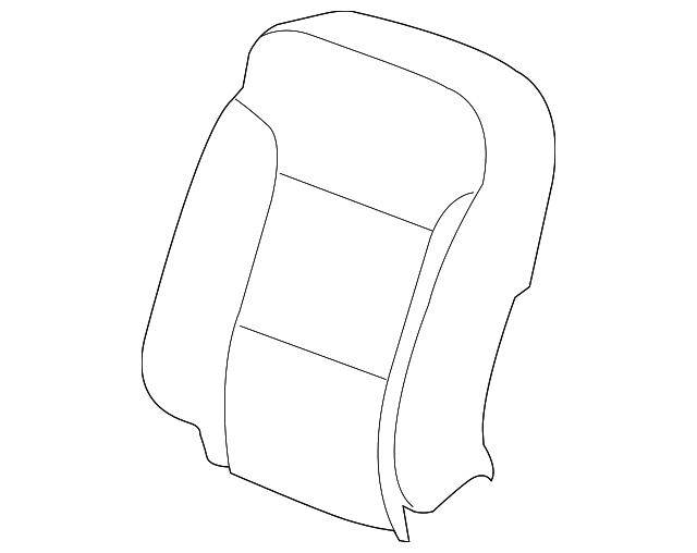 23218642 Деталь SEAT BACK COVER