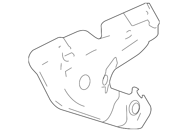 12567612 Деталь HEAT SHIELD, LEFT