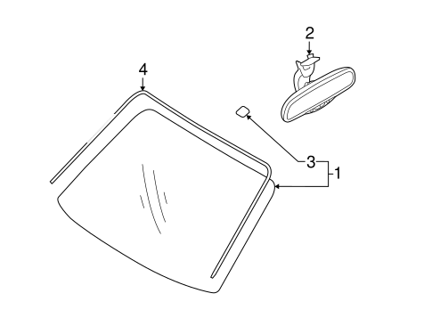 Sportage GLASS - WINDSHIELD