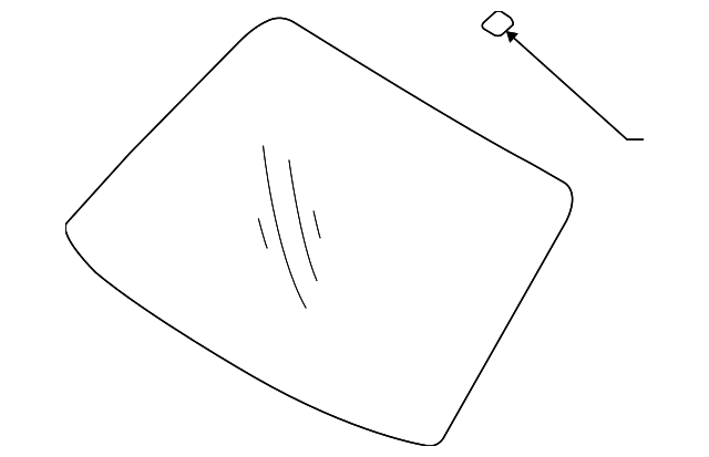 86110-1F050 Деталь WINDSHIELD