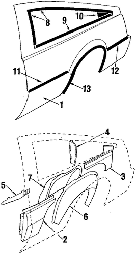 Skyhawk QUARTER PANEL & COMPONENTS