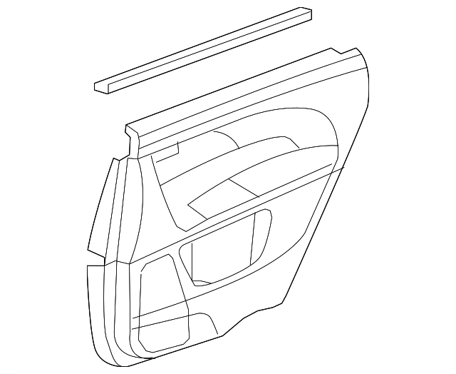 83731-STX-A02ZD Деталь BASE ASSY., R. RR. DOOR *NH556L* (LEA) (