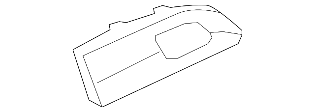 83782-STX-A03ZA Деталь PANEL ASSY., L. RR. DOOR TRIM *YR353L* (
