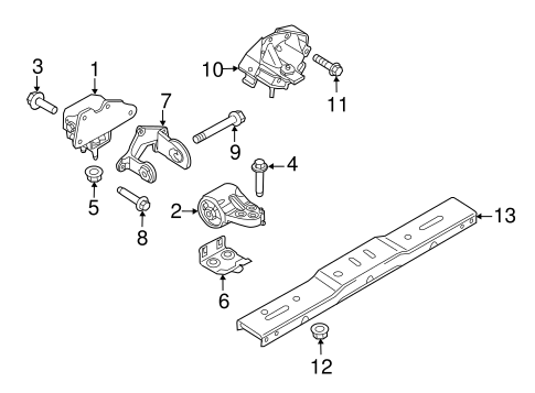 F-150 ENGINE & TRANS MOUNTING