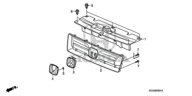 ELEMENT FRONT GRILLE (2)
