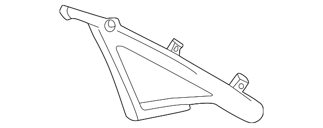 8D5-867-287-B-2EX Деталь UPPER QTR TRIM, LEFT