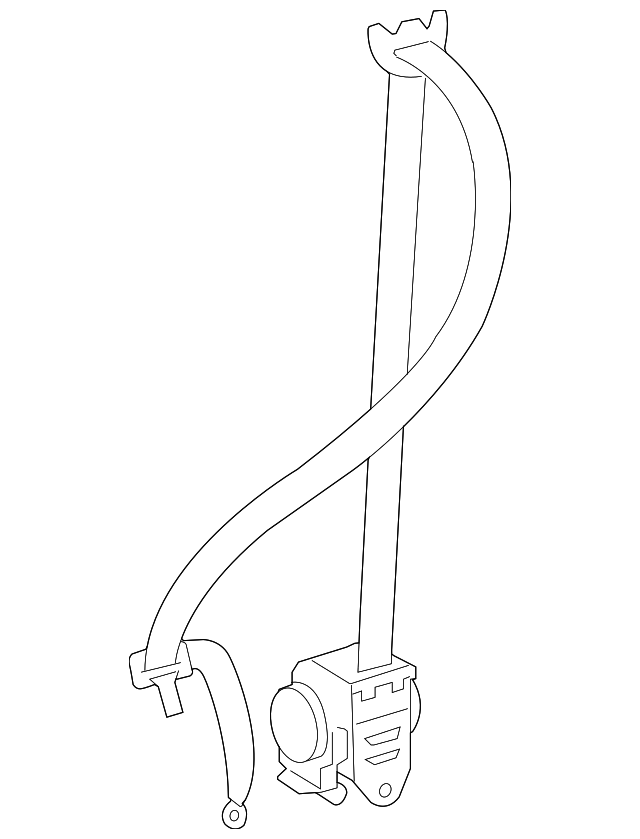 73210-0C130-A0 Деталь RETRACTOR ASSY, RIGHT