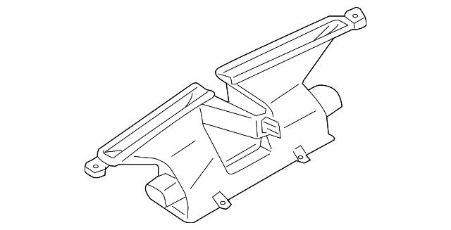 278001CA0A Деталь DEFROSTER NOZZLE