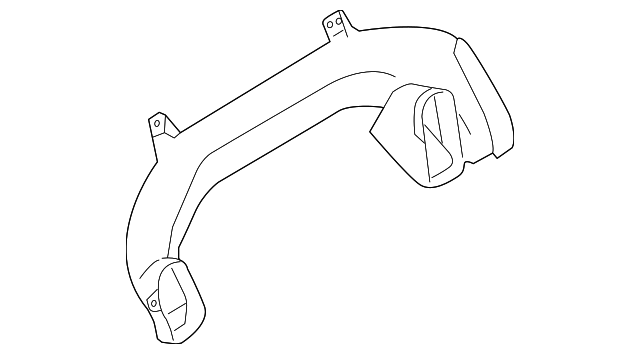 278701CA0A Деталь VENT DUCT, LEFT
