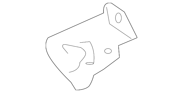 20891009 TIE DOWN HOOK BRACKET, LEFT