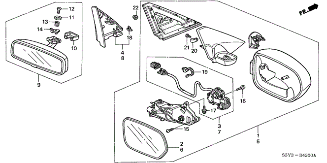 INTERIOR / BUMPER/MIRROR for 2002 Honda INSIGHT #1