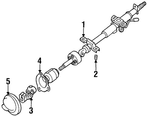 Altima STEERING COLUMN ASSEMBLY