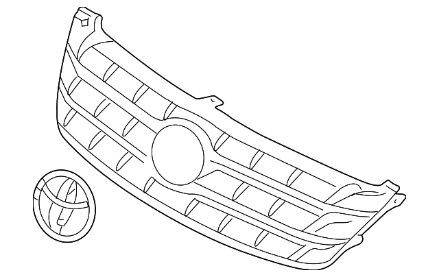 53101-AC030-G0 Деталь GRILLE
