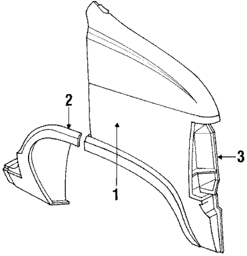 B150 FENDER & COMPONENTS