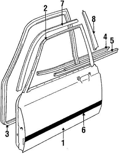 735i DOOR & COMPONENTS