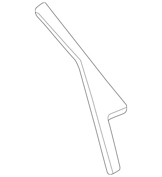 10316234 Деталь GLASS MOLDING, RIGHT