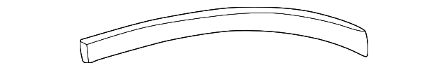 10433653 Деталь WINDOW MOLDING, RIGHT
