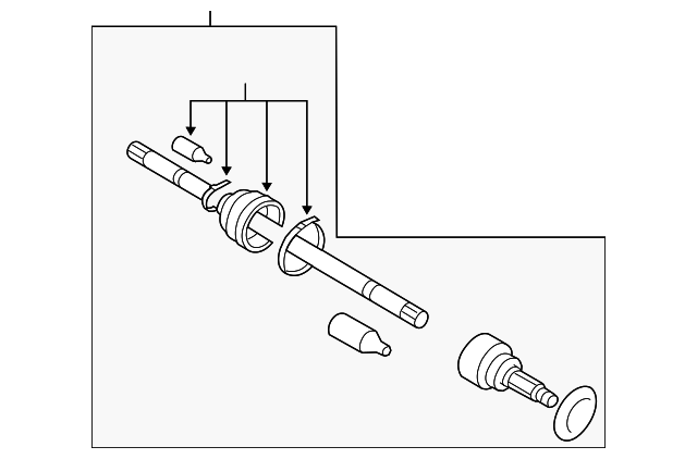 28491FG070 OUTER JOINT ASSY, RIGHT