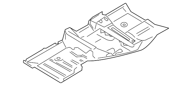 G43204GAMA Деталь FRONT FLOOR PAN, RIGHT